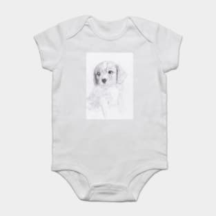 Cavalier King Charles Spaniel Puppy Baby Bodysuit